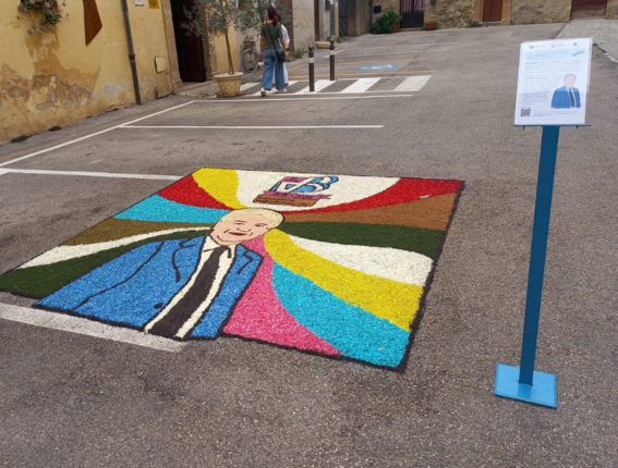 Un’infiorata speciale per Valter Baldaccini e i 10 anni della Fondazione
